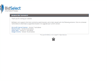 Tablet Screenshot of bidselect.com